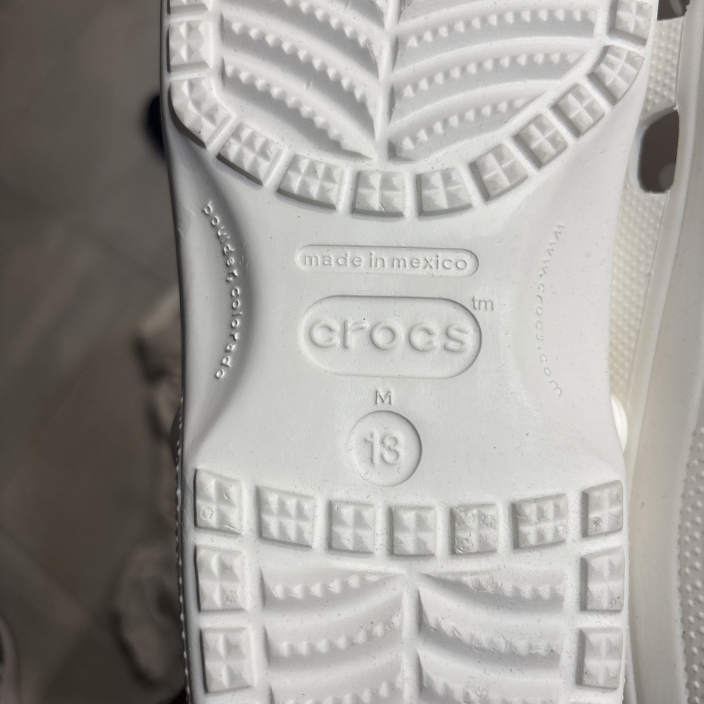crocs classic men size 13 new White - Picture 6 of 6
